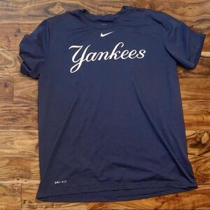 Nike Navy 'Yankees' Dri-FIT Short Sleeve Tee